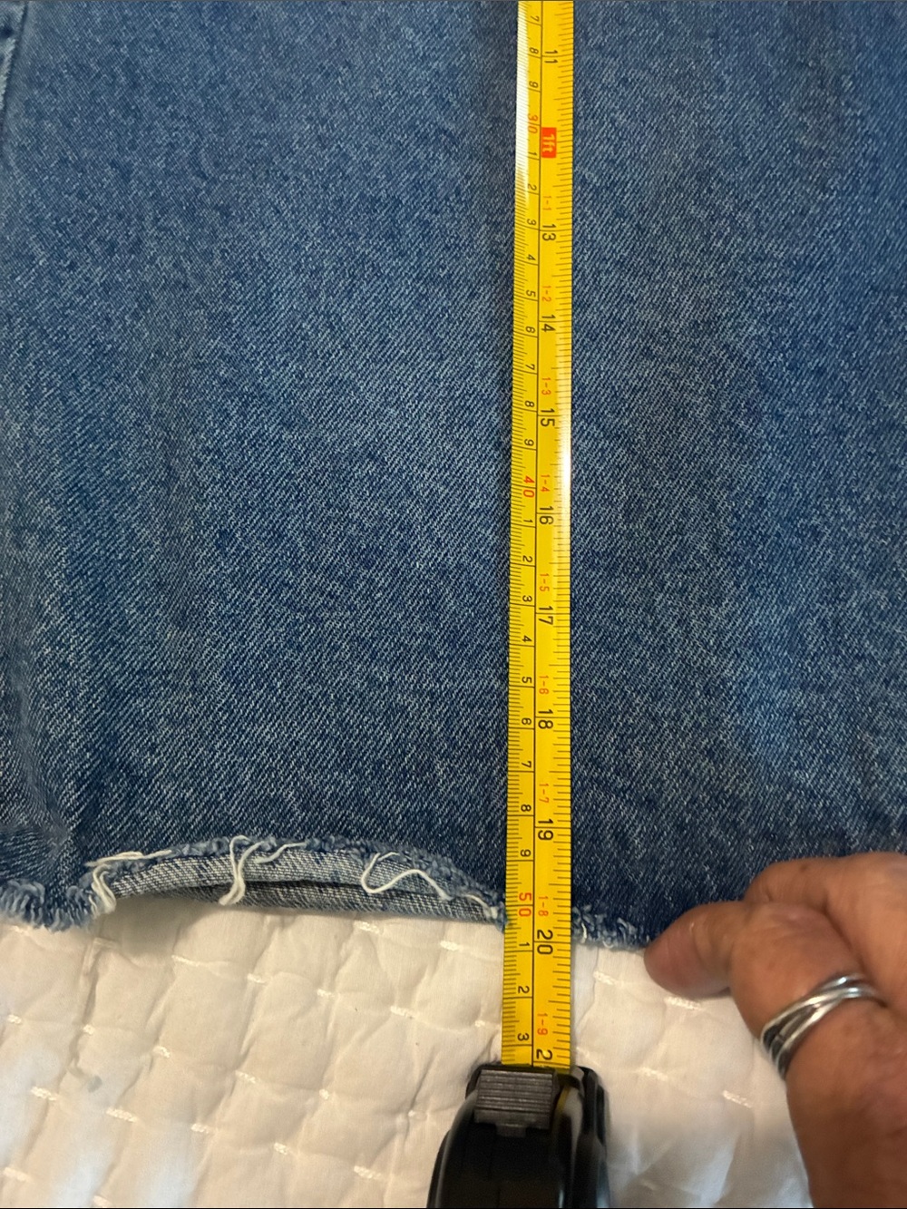 Sam Edelman denim Riley skirt - Picture 3 of 6